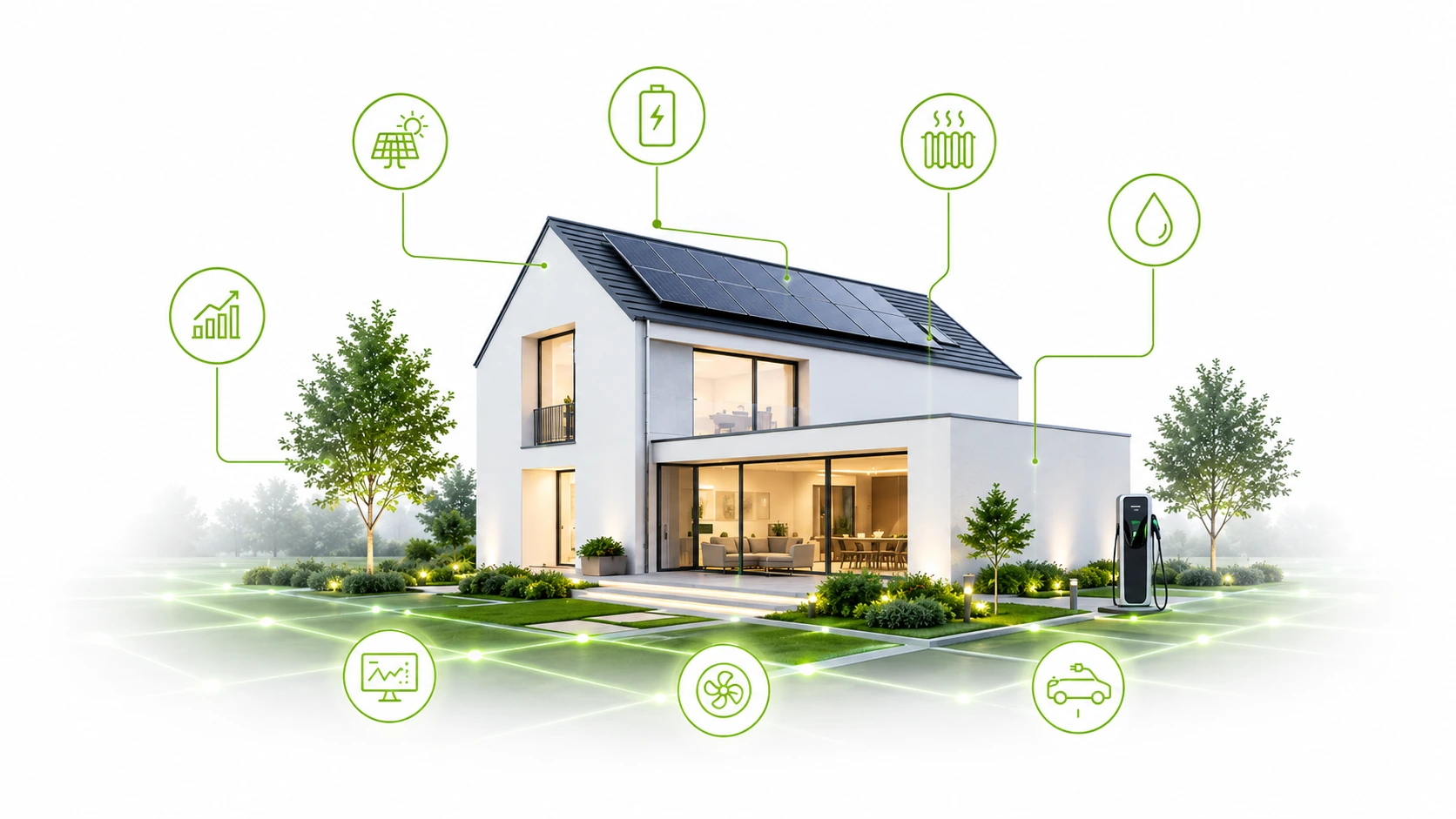 Visual de gestión energética 360 con bordes integrados